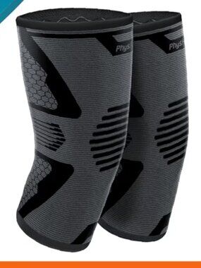KNEE SLEEVE Black One Pair